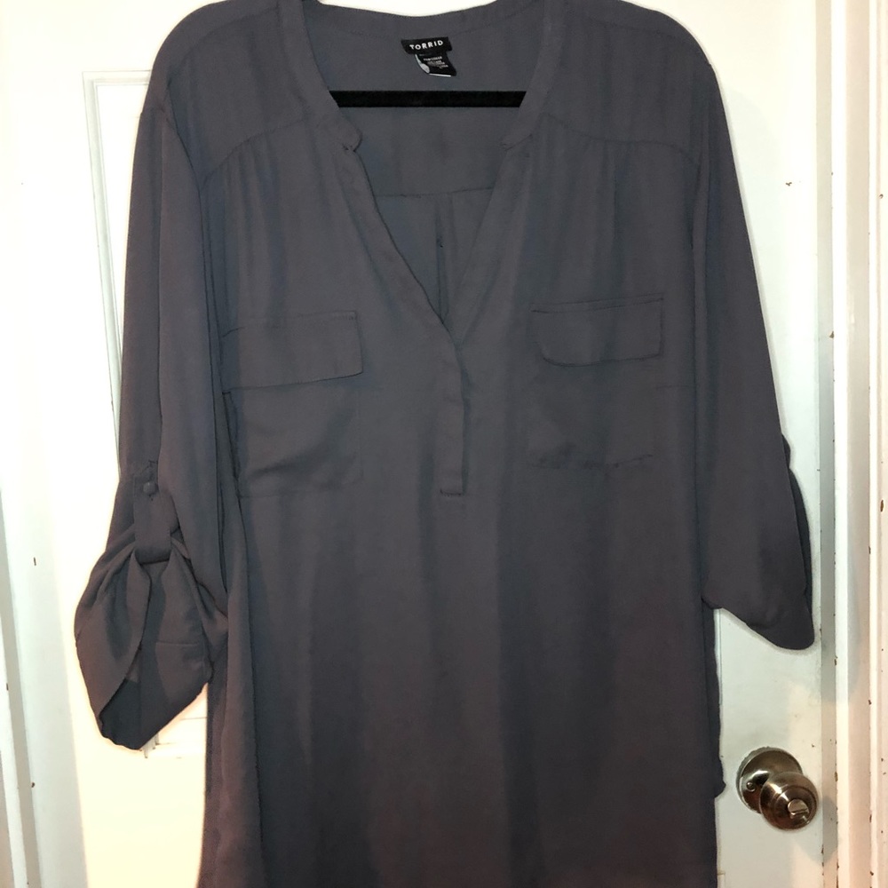 Torrid 3/4 Sleeve Blouse